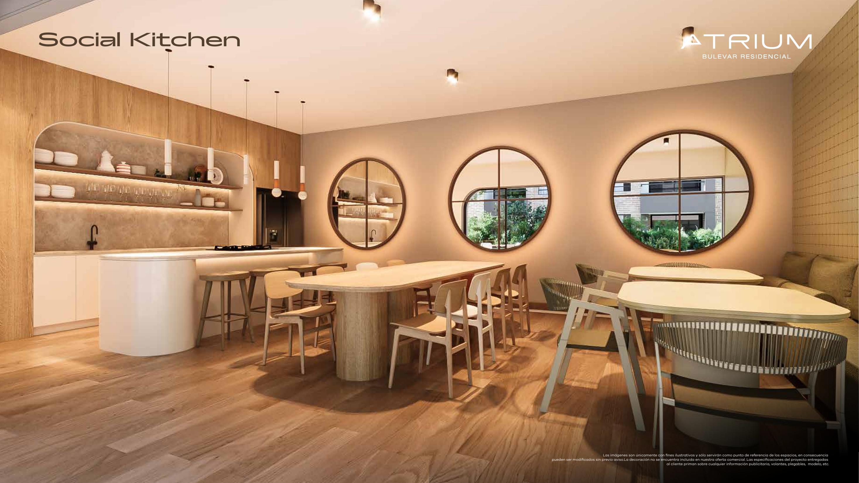 Social Kitchen — Atrium Bulevar Residencial